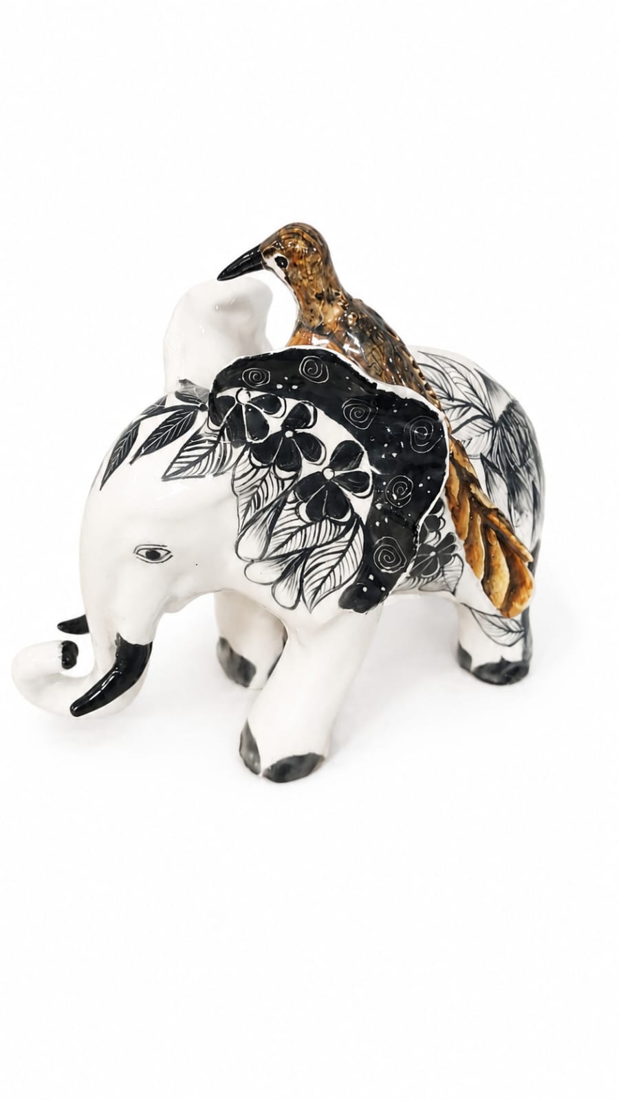 Freedom Ceramic Elephant plus Bird