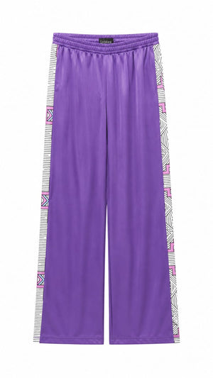 Africa Face Trim Palazzo Trackpants
