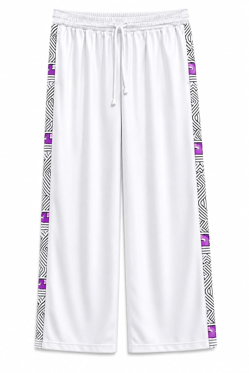 Africa Face Trim Palazzo Trackpants