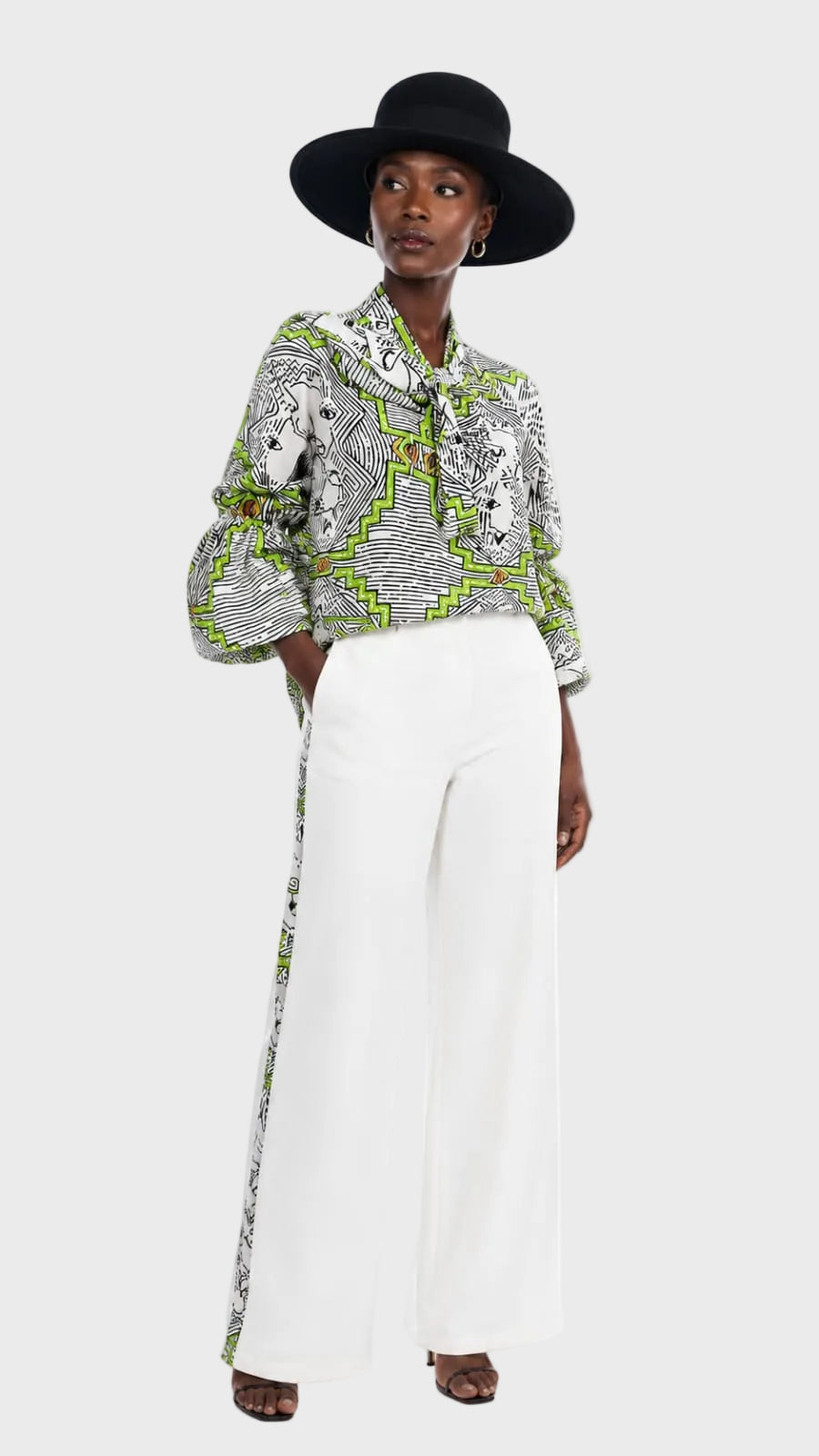Georgette Palazzo Pants