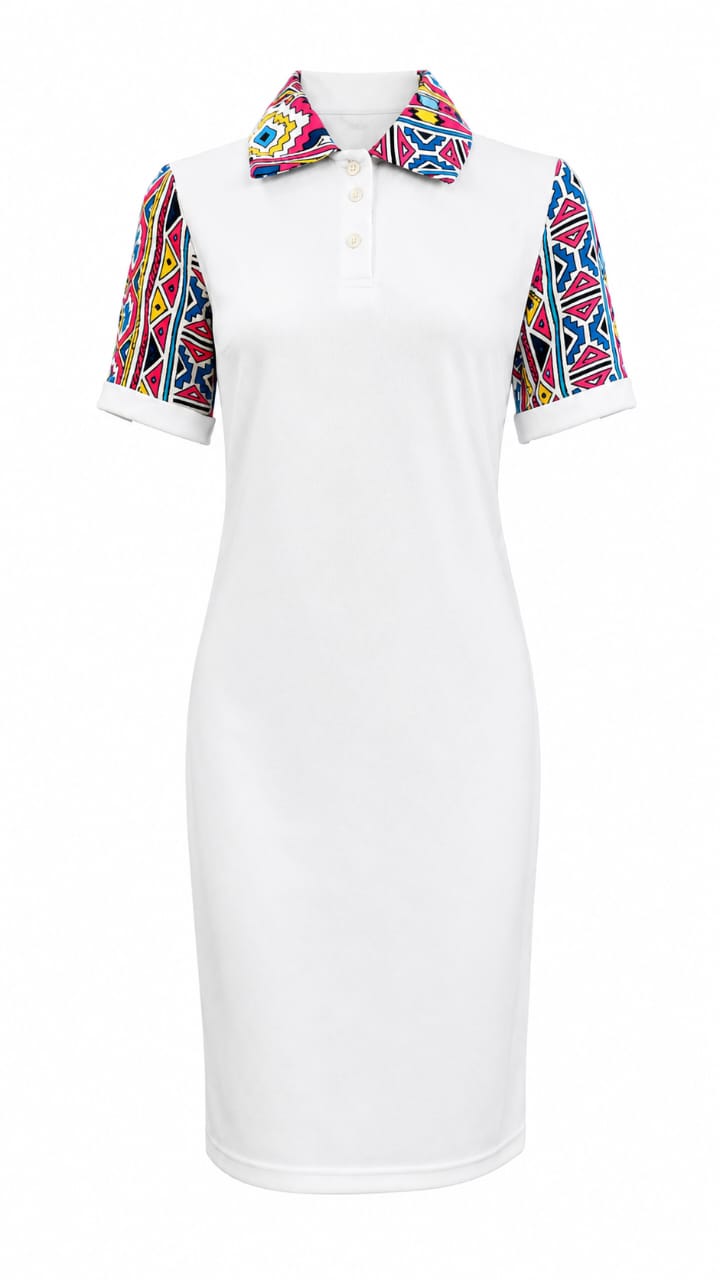 Ndebele Print Golf Dress – On and Off the Course