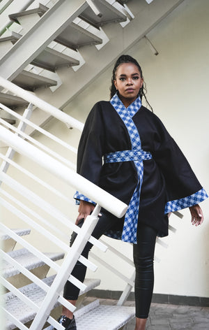 Melton Short Kimono