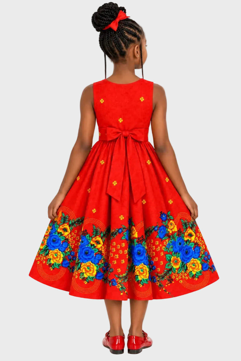 Kiddies Dress with Belt