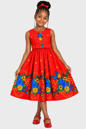 Kiddies Dress with Belt