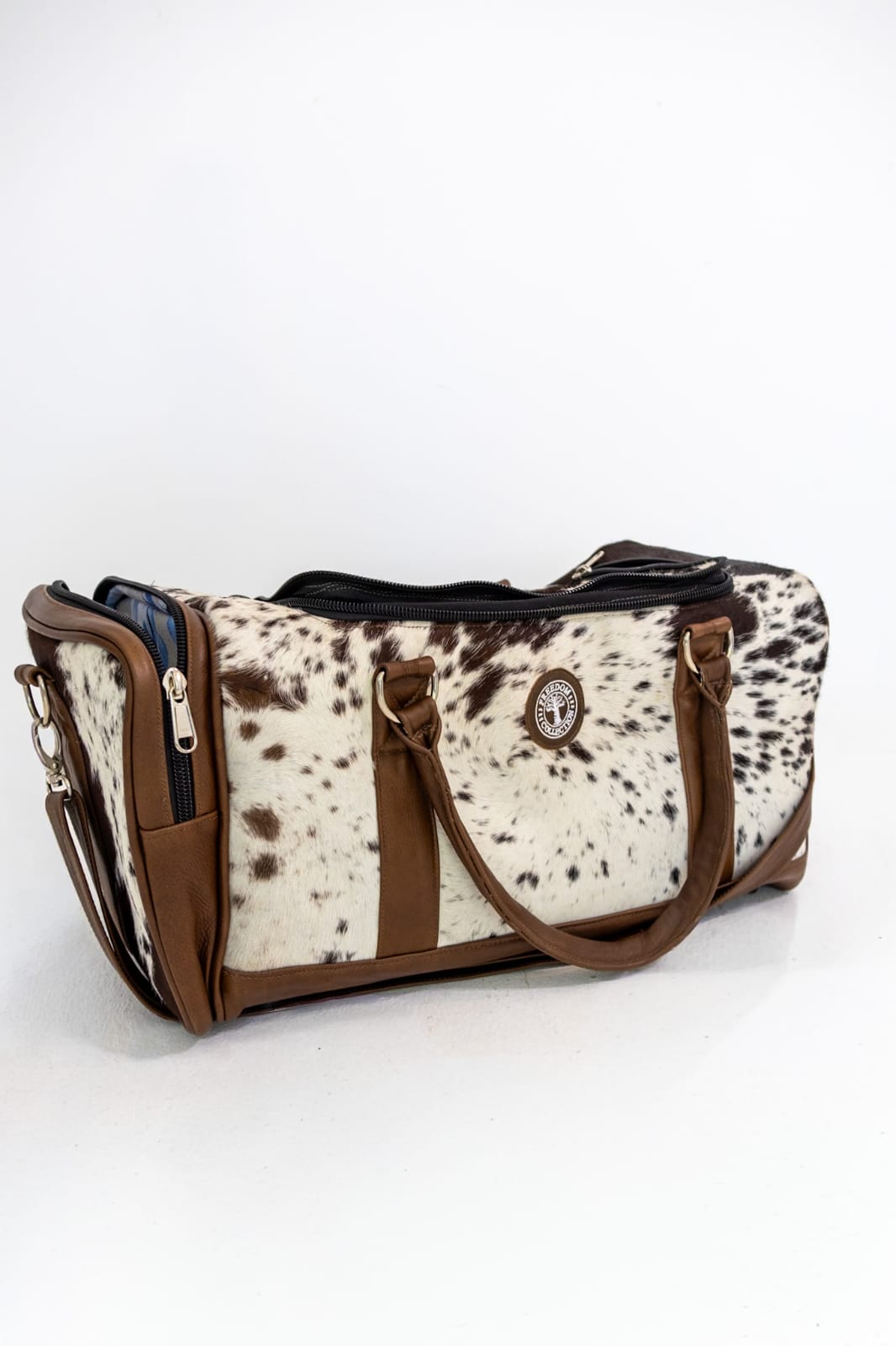 Freedom Nguni Leather Large Duffle Bag