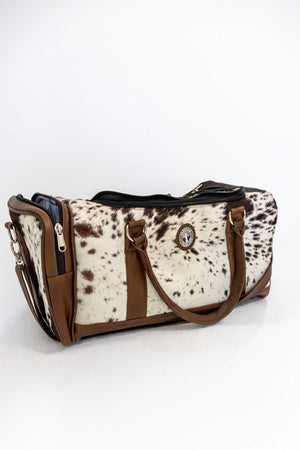 Freedom Nguni Leather Large Duffle Bag
