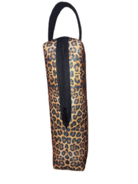 Leopard Print Eco-felt Champagne Bag