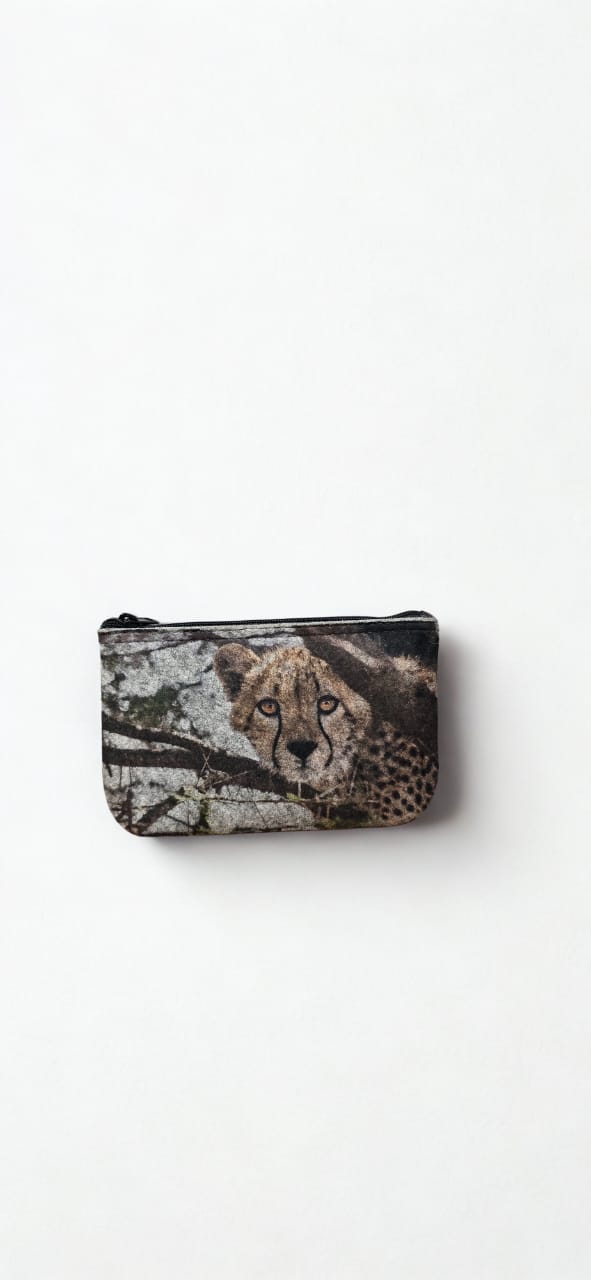 Leopard Print Eco-felt Purse