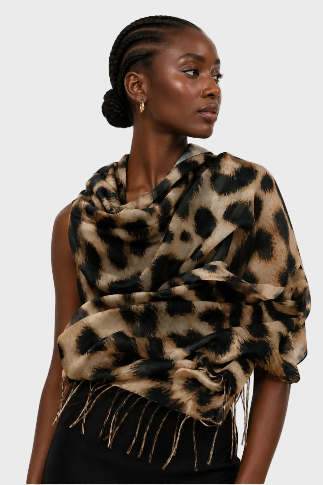 Leopard Print Light Scarf