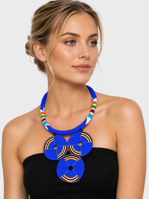 Masai Beaded Neckpiece