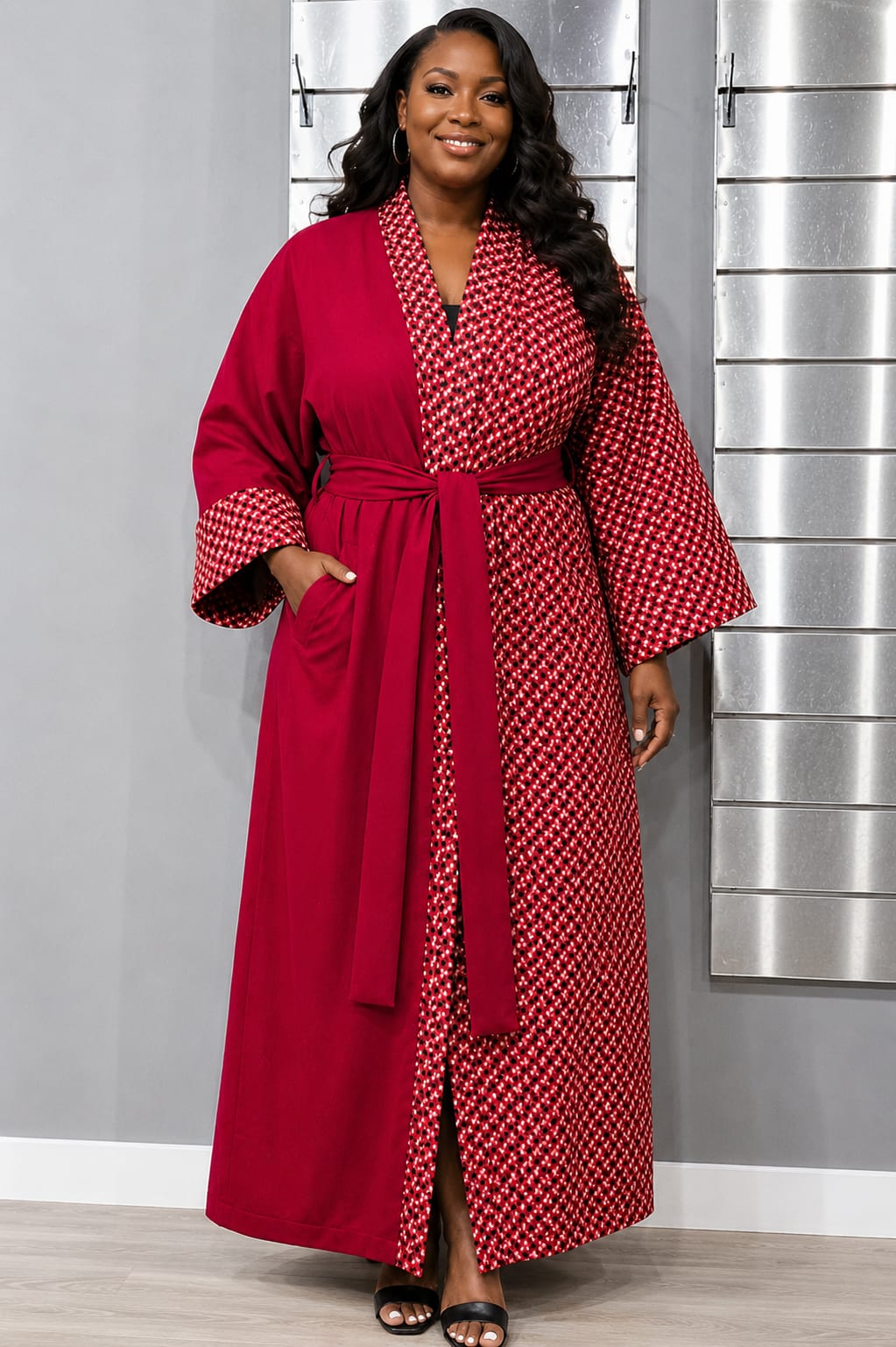 Melton Shwe Long Kimono