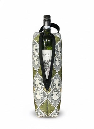 Africa Face Champagne Bag