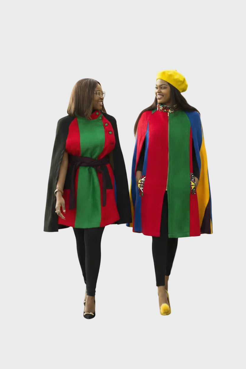 Ndebele Button Poncho