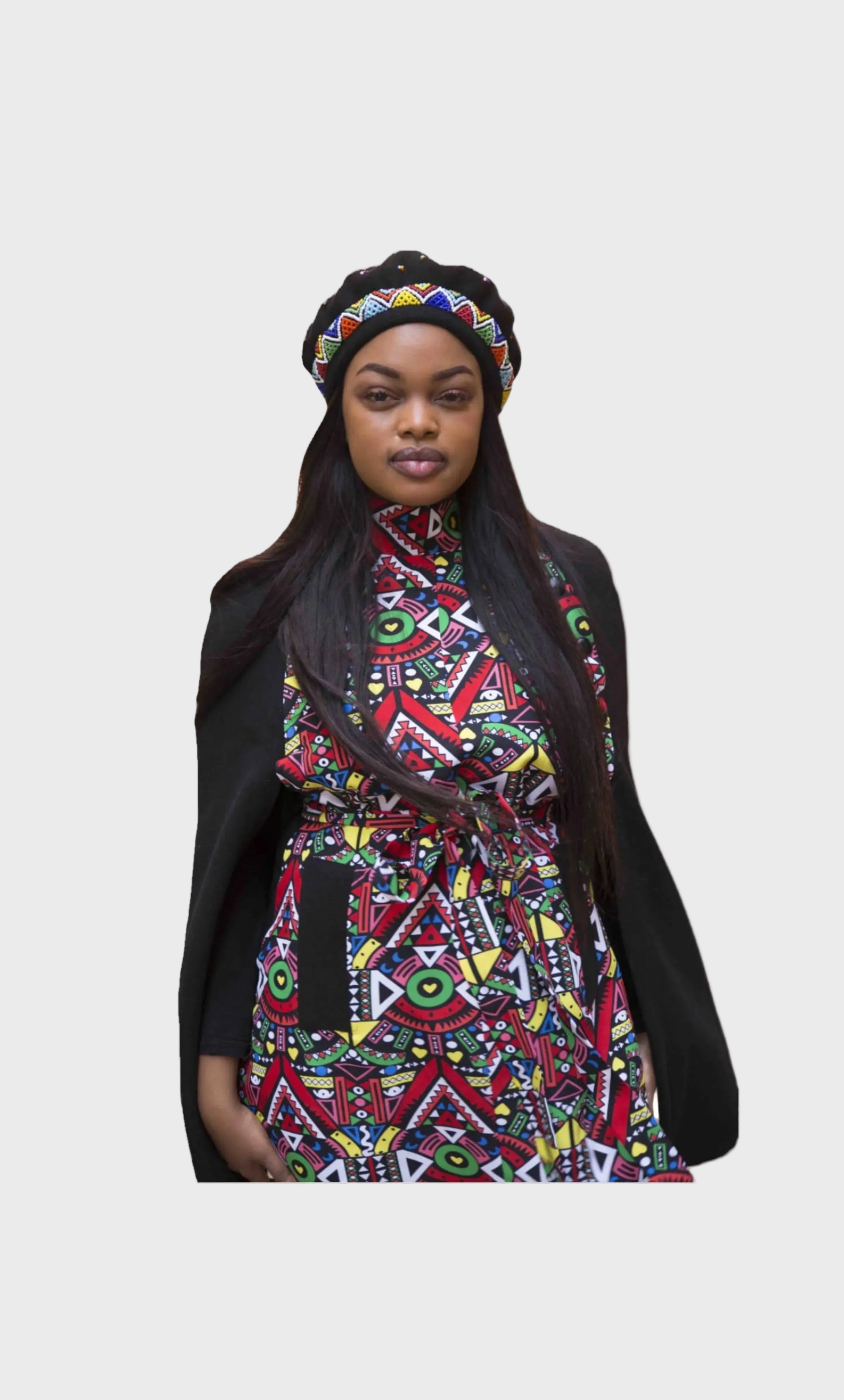 Ndebele Button Poncho