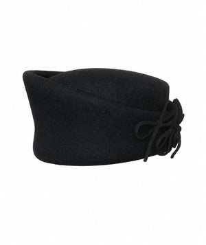 Felt Pillbox Hat with side Bow