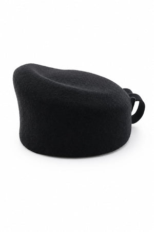 Felt Pillbox Hat with side Bow