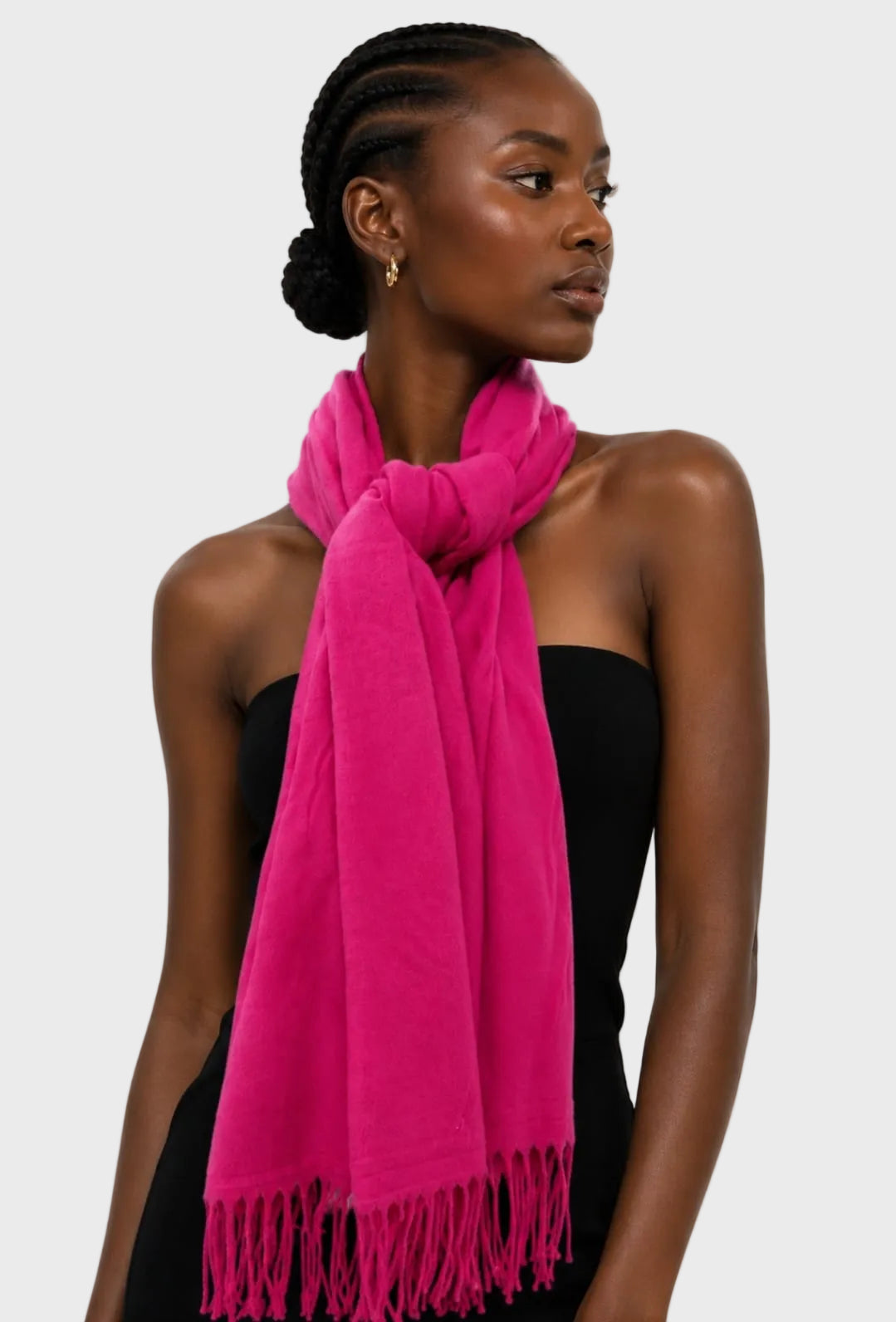 Pink Winter Scarf