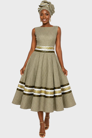 Polka Dot Sleeveless Dress