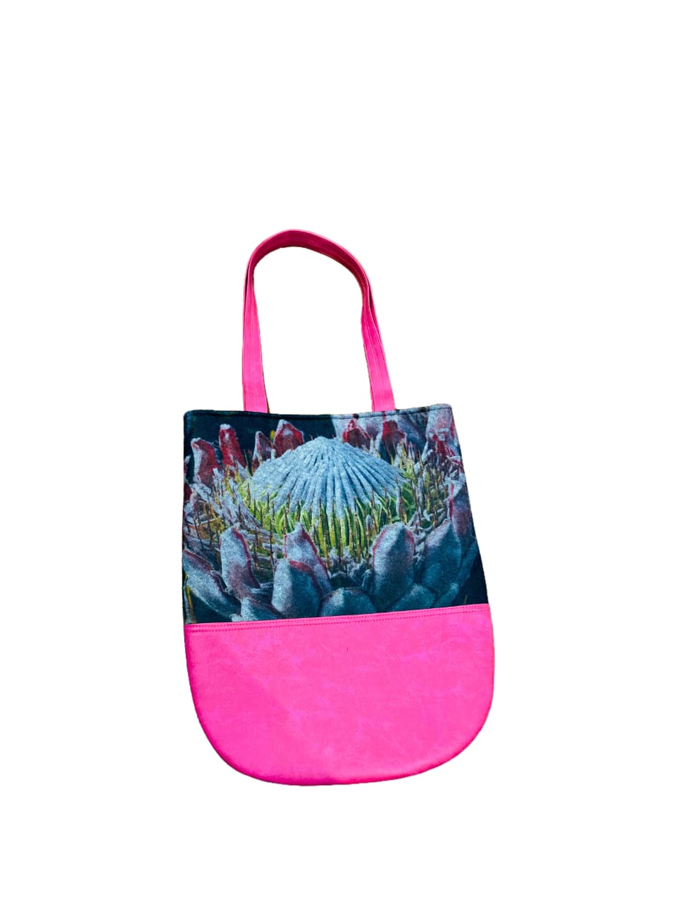 Protea Felt Tote Bag