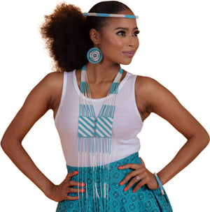 Beaded Scarf Neckpiece