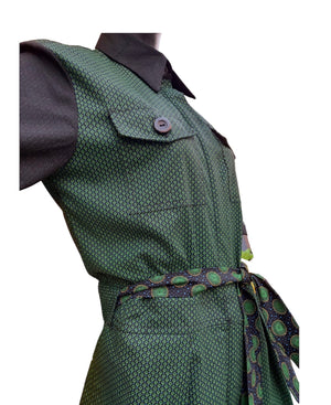 Shwe Coverall  Short-Sleeve Jumpsuit