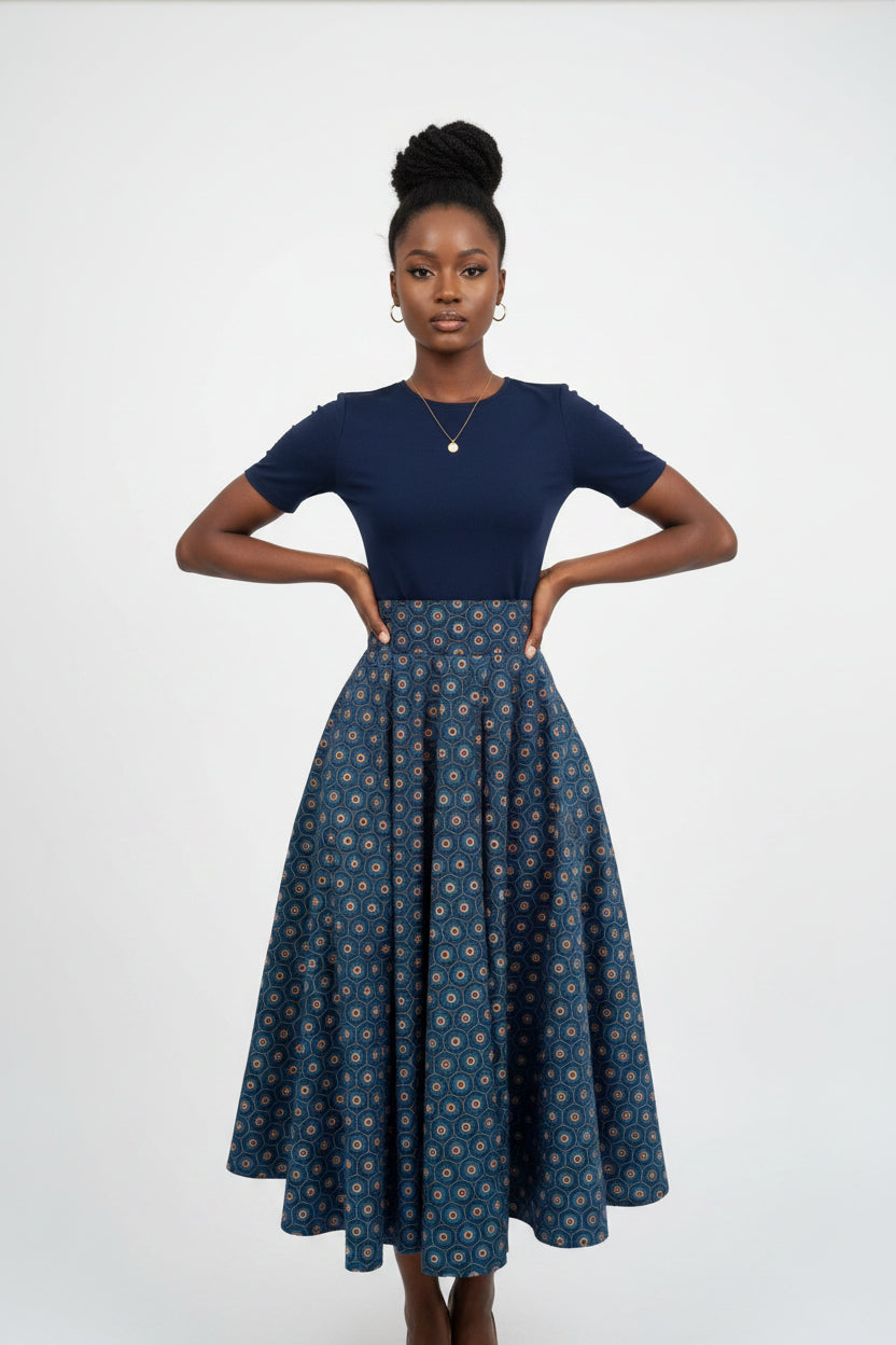 Shweshwe Long skirt