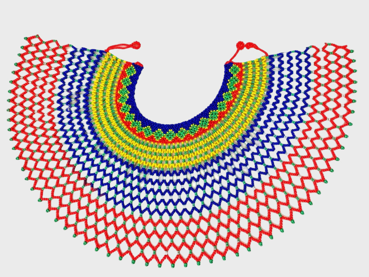 Run Collar Beaded Neckpiece- XL