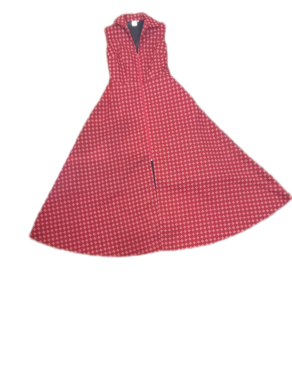 Shweshwe A-Line Dress with Zip