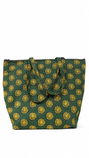 Shweshwe Large Totebag with Zip