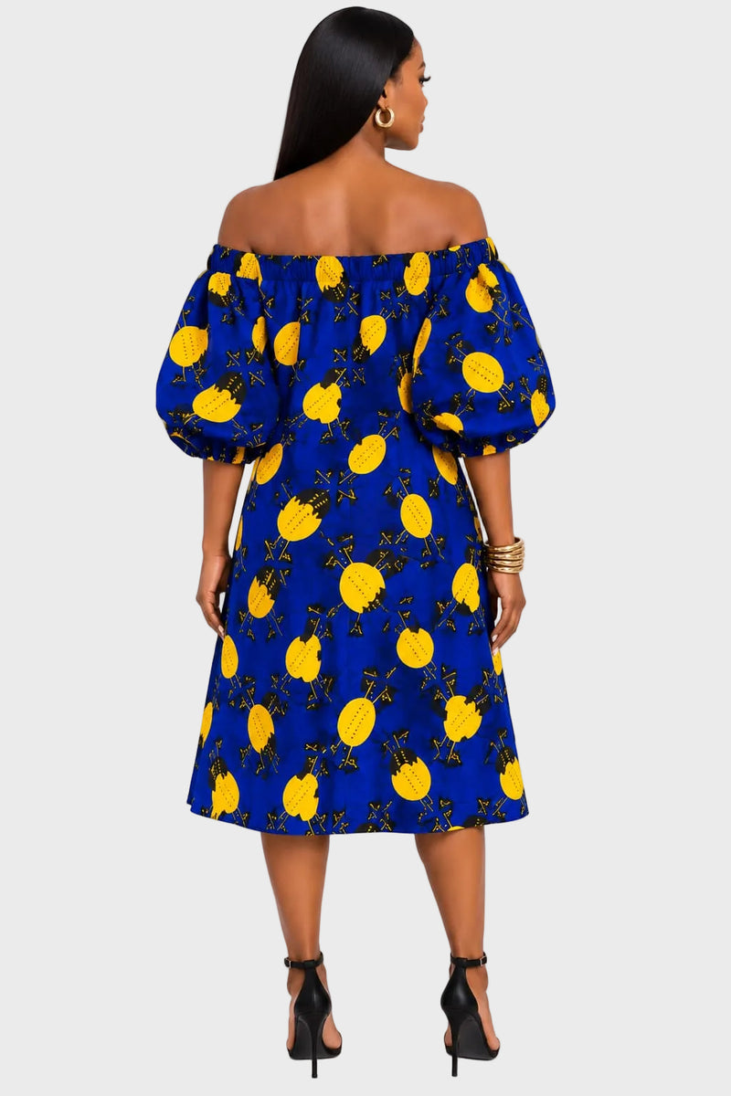 Swati Off-shoulder Naked Dress