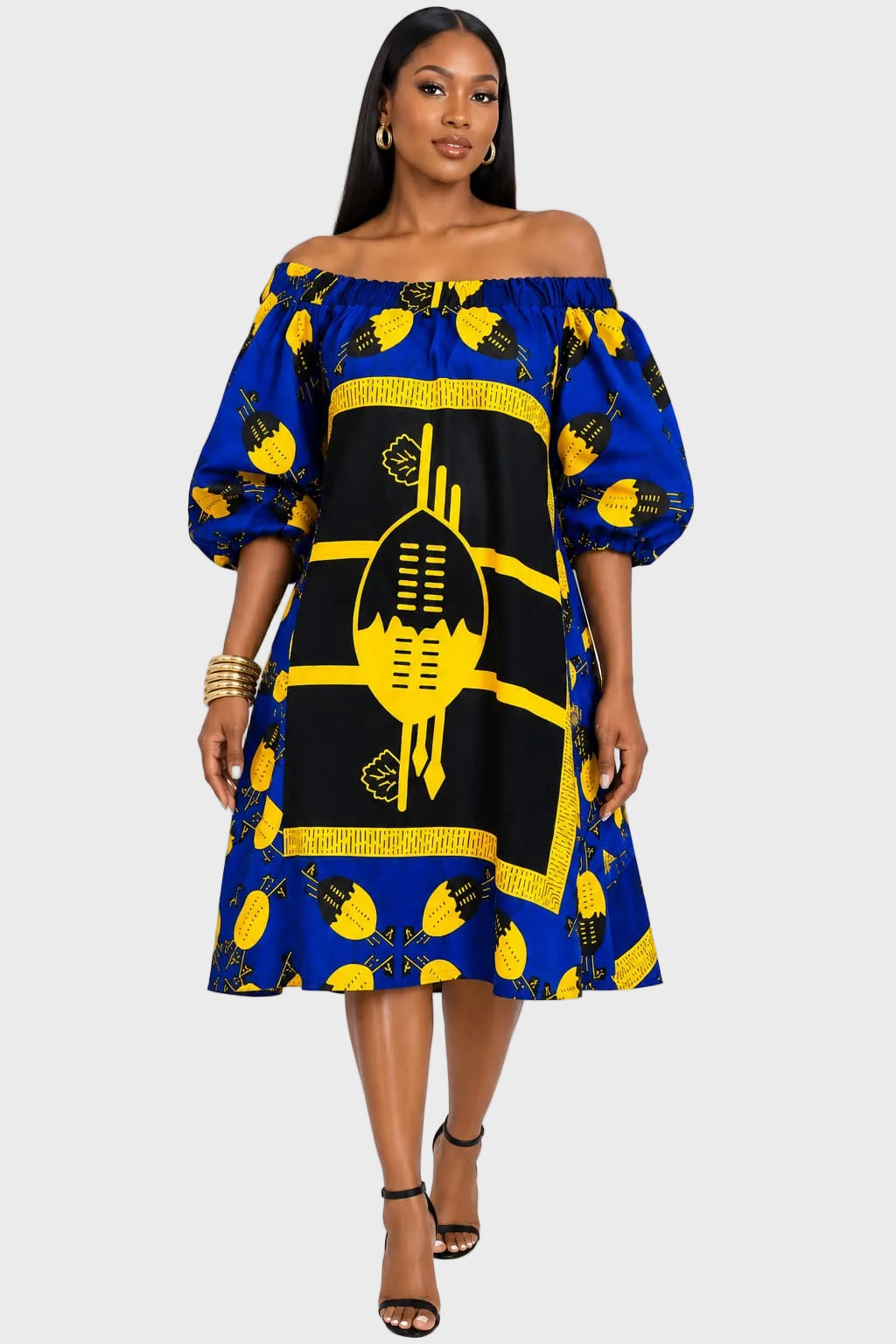 Swati Off-shoulder Naked Dress
