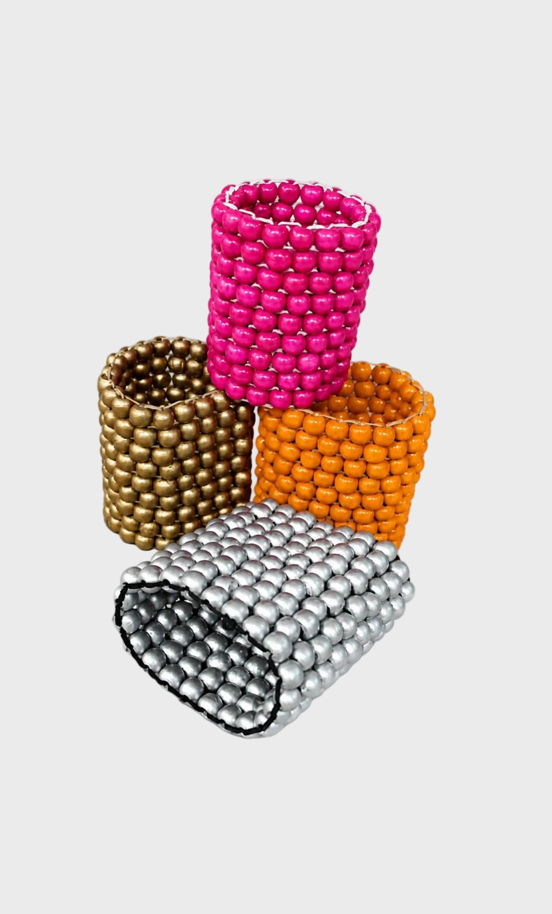 Elastic Wooden Beads Bangle
