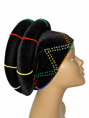 Xhosa Beaded Velvet Tuku