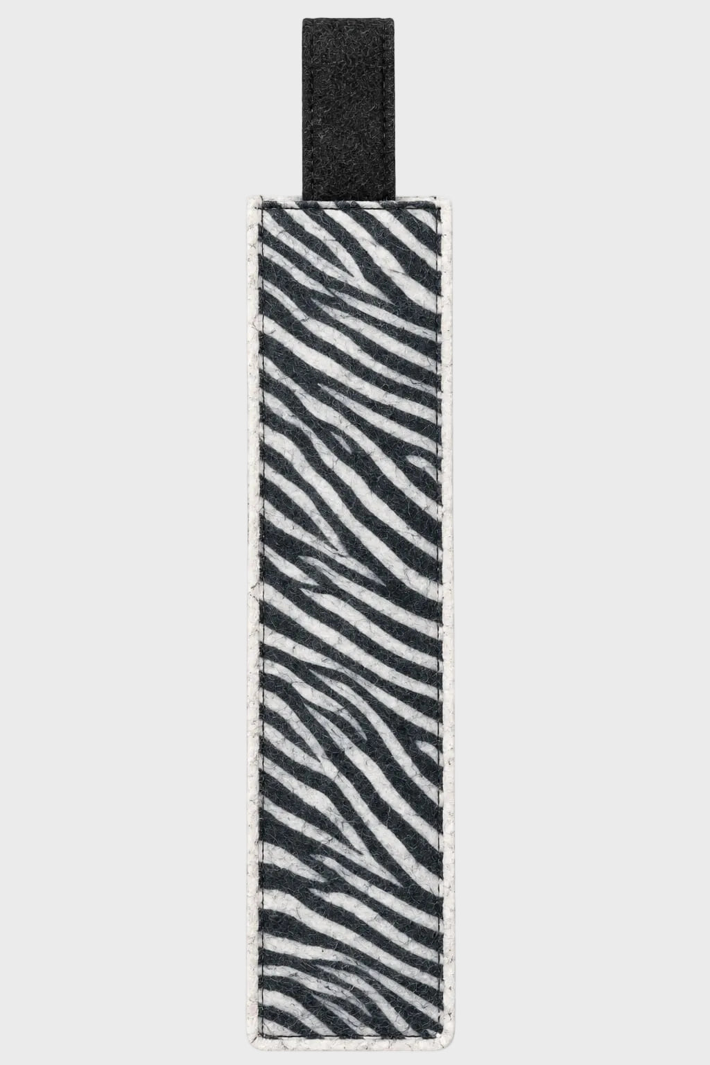 Zebra Print Eco-felt Double Wine Holder