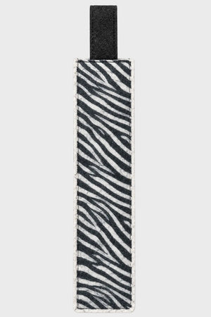 Zebra Print Eco-felt Double Wine Holder
