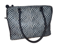Zebra Print Eco-felt Weekender Bag