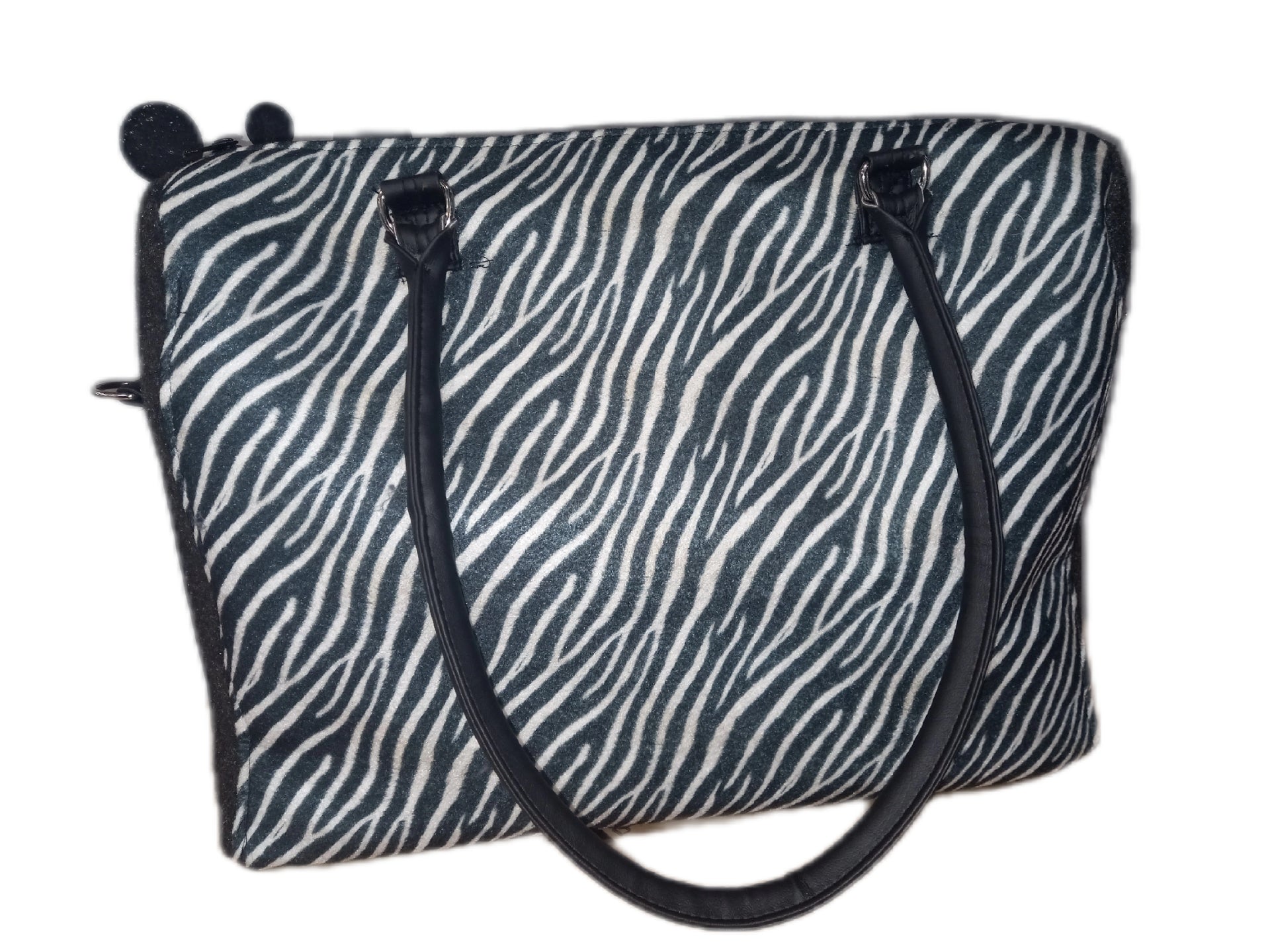 Zebra Print Eco-felt Weekender Bag