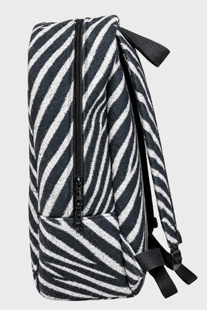 Luxury Zebra Print Eco-felt Backpack