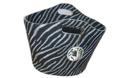 Zebra Print Eco-felt Basket
