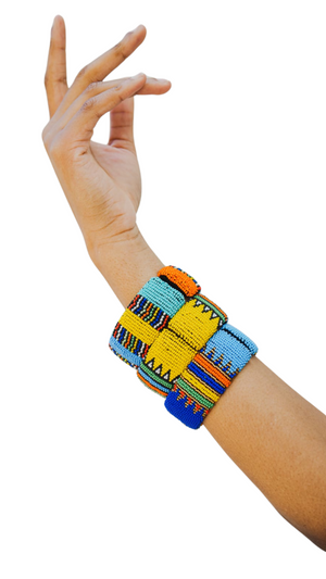 Zulu Open Multi-colour Bangles