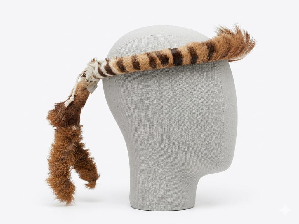 Zulu Umqhele headband with Tail