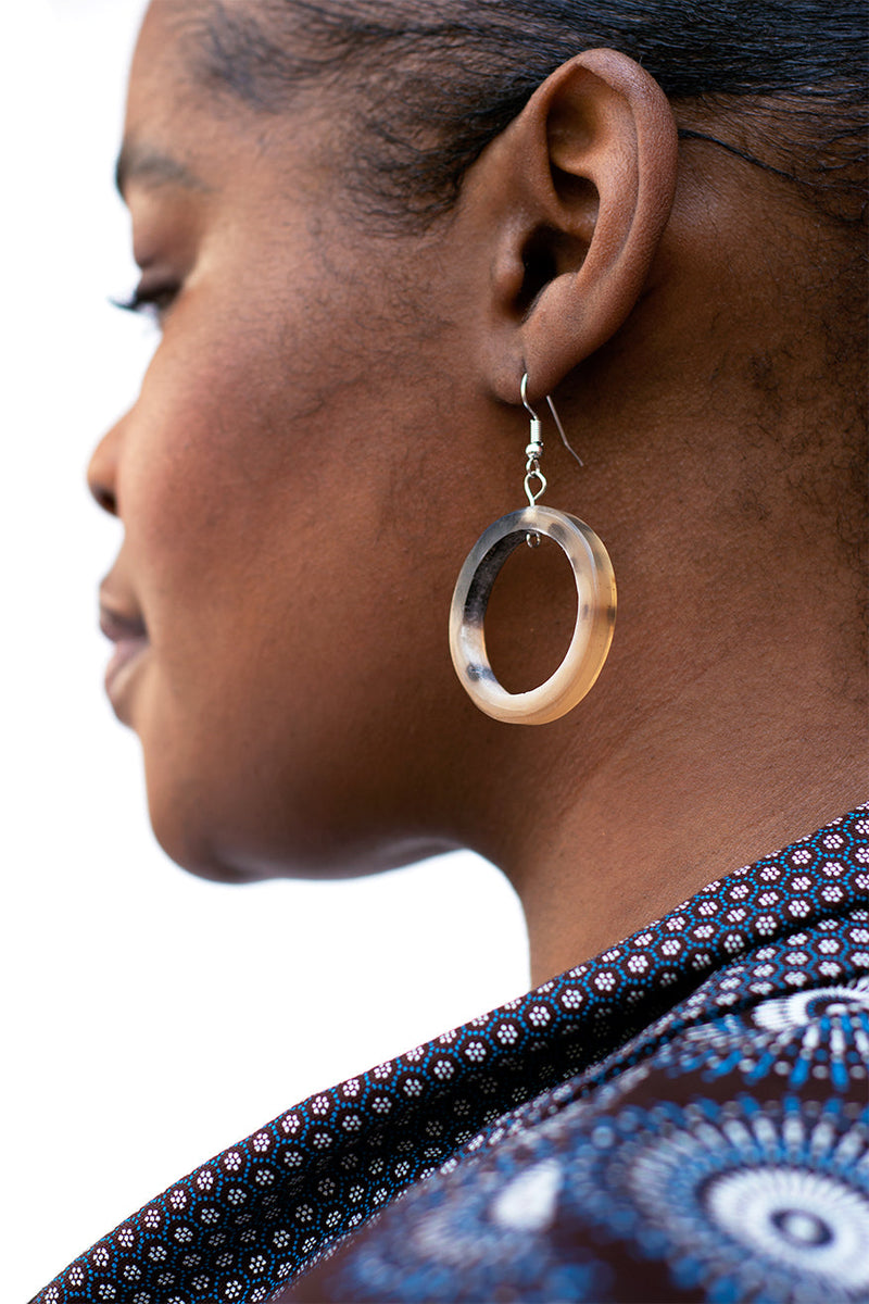 Cow Horn Earrings