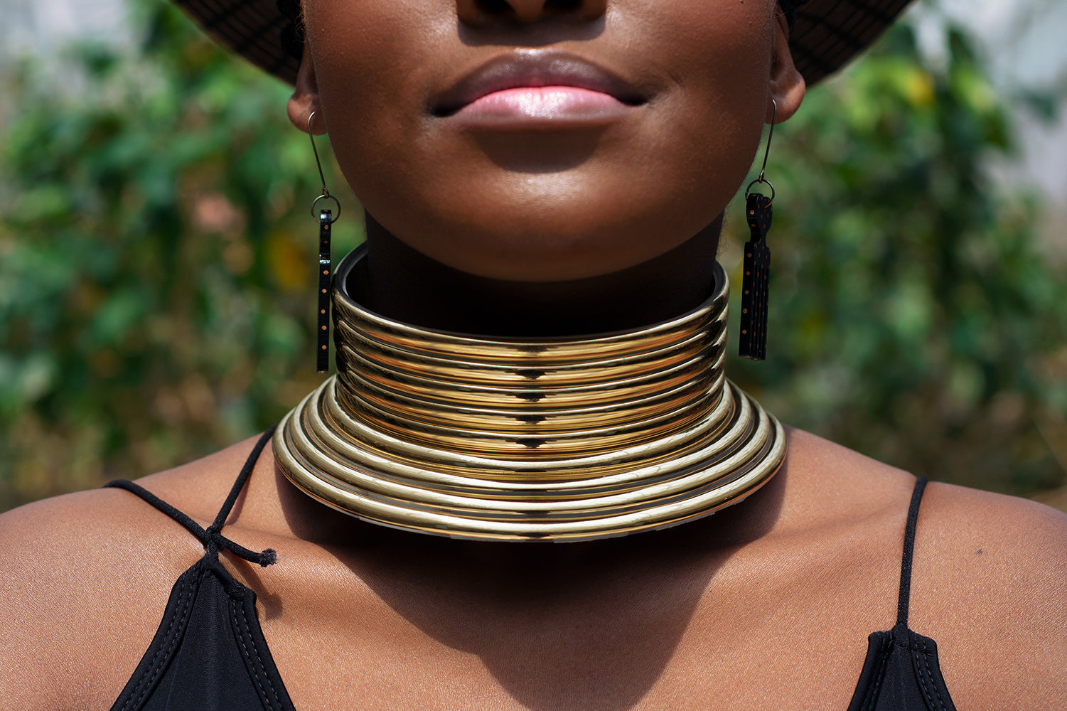 Gold ndebele clearance choker